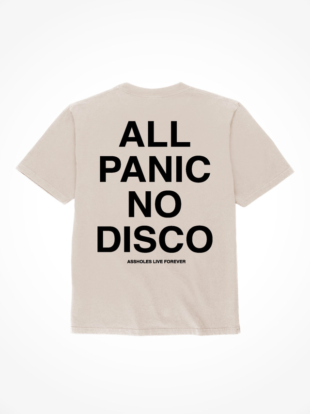 All Panic No Disco - Sand T-Shirt