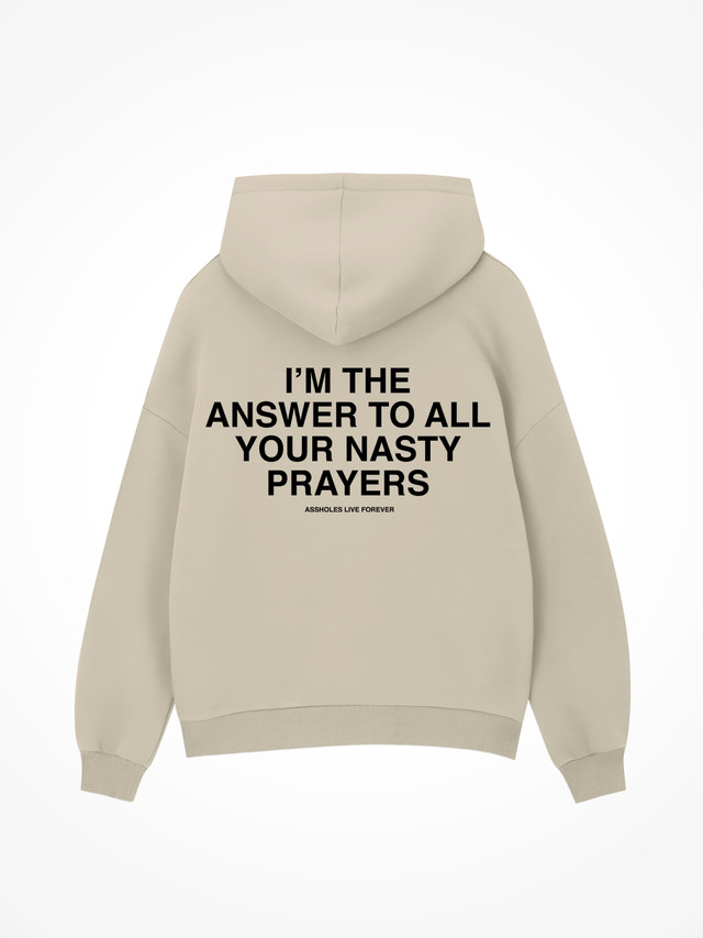 Answer To Your Prayers - Sand Hoodie