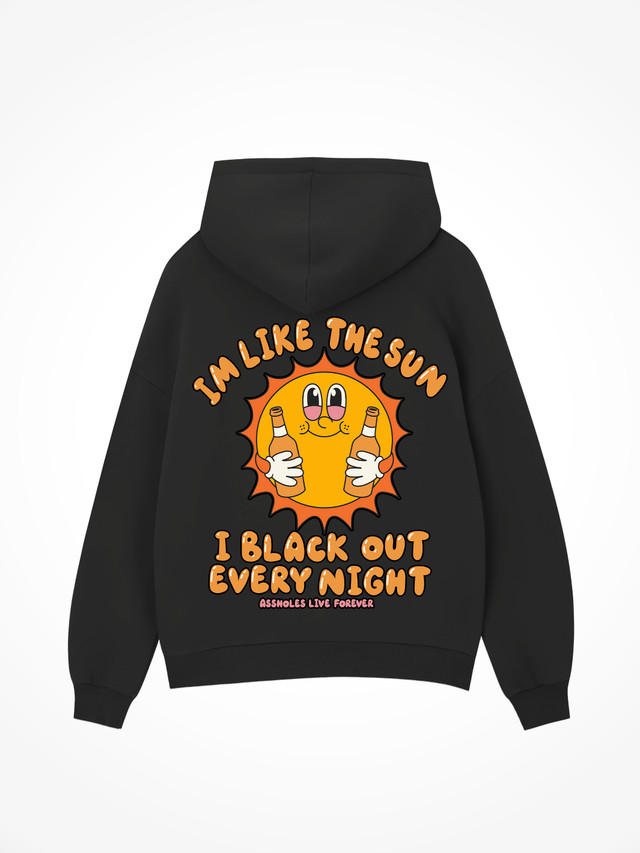 Like The Sun - Black Hoodie