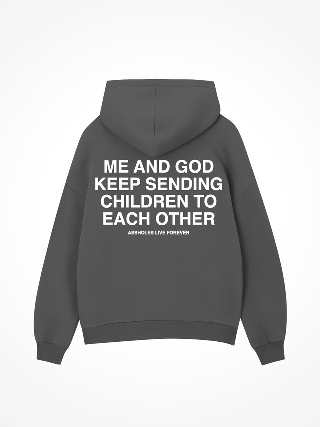 Me And God - Charcoal Hoodie