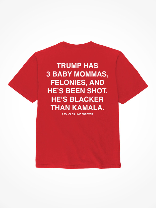 Blacker Than Kamala - Red T-Shirt