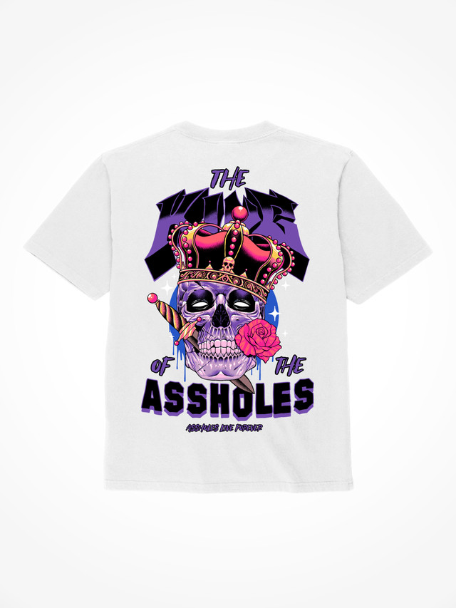 The King Of The Assholes - White T-Shirt