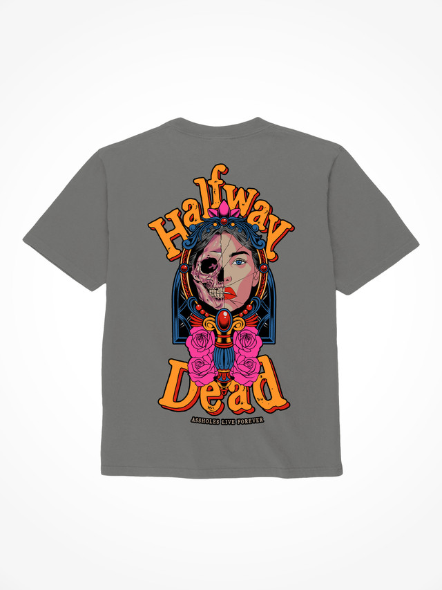 Halfway Dead - Charcoal T-Shirt