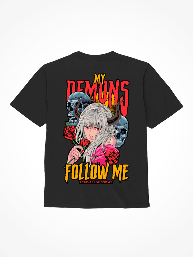 My Demons Follow Me - Black T-Shirt