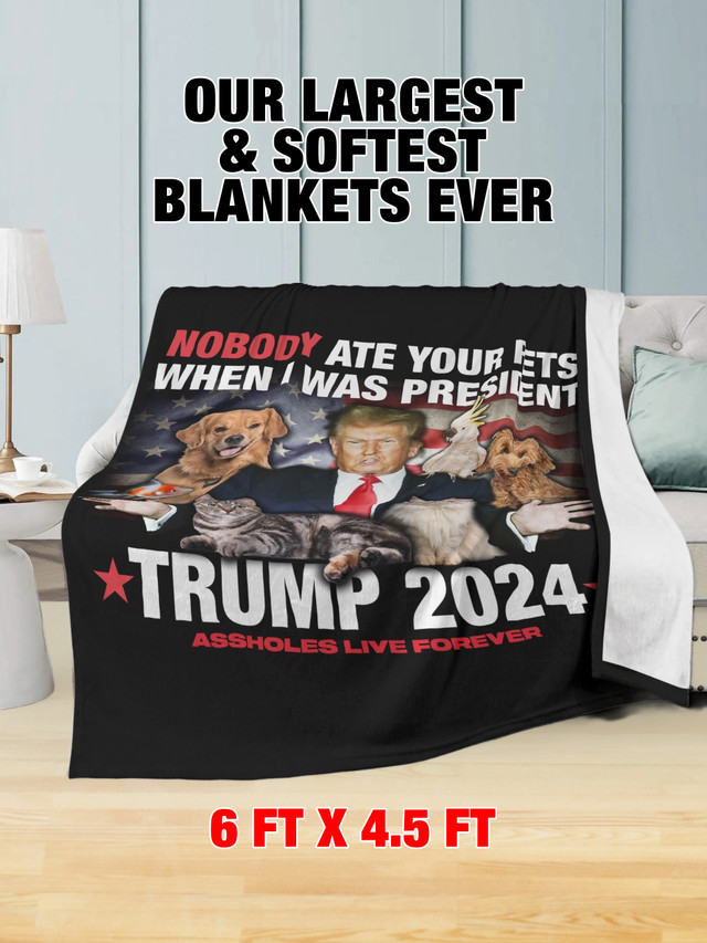 Fleece Blanket - Nobody Ate Your Pets