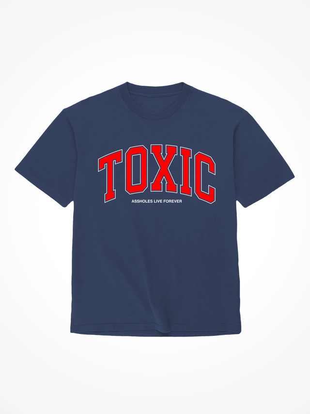 Toxic College - Navy Blue T-Shirt