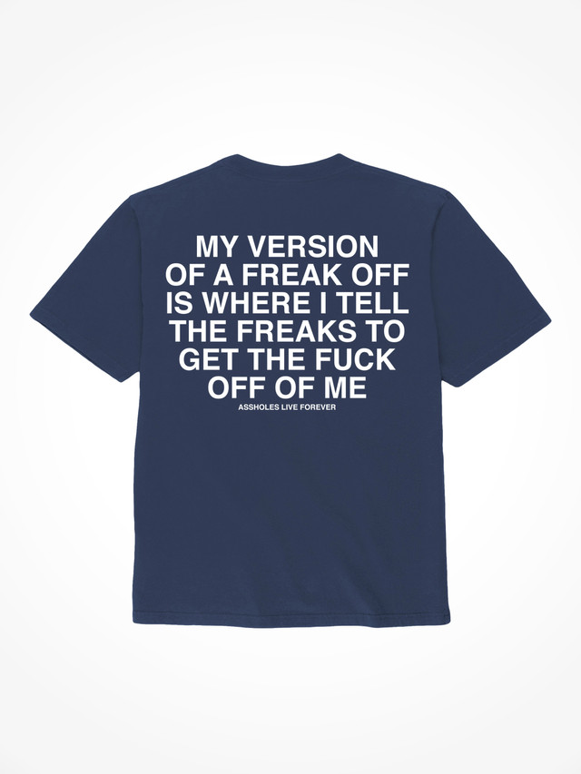 Freak Off - Navy Blue T-Shirt