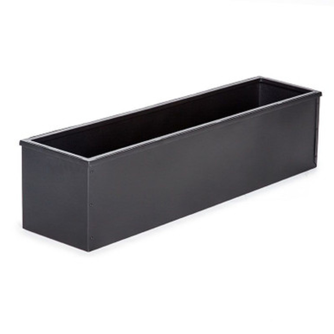 Black Galvanized 2in1 Metal Window Box or Liner