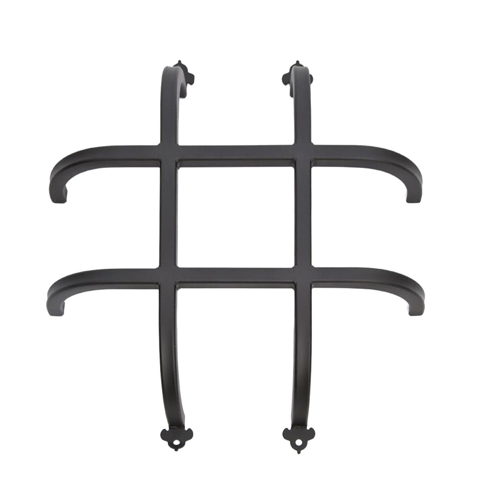 Hooks and Lattice Wrought Iron Exterior Accent - Thumbnail 2