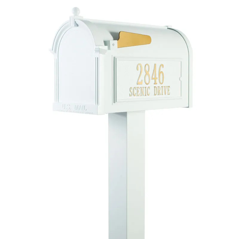 その他 Mail Box Classic Mail Box Package With Address Numbers and Street- Select 4