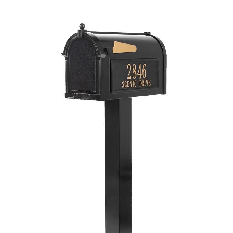 Classic Mail Box Package With Address Numbers and Street- Select 4
