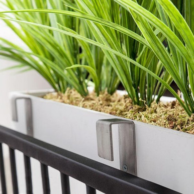 Hooks and Lattice Laguna Railing Planter - Thumbnail 3