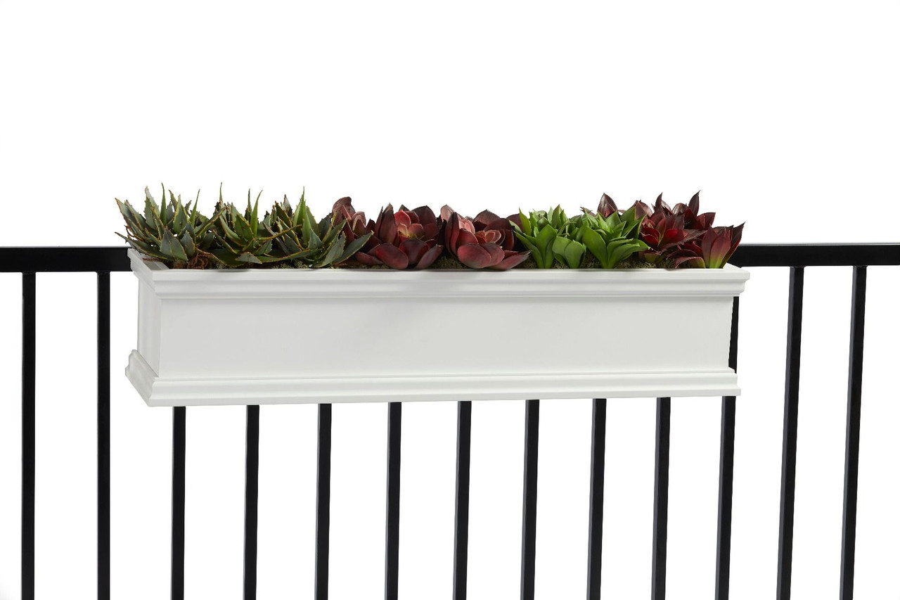 Hooks and Lattice Laguna Railing Planter
