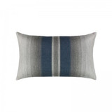 Ombre Outdoor Rated Decorative 20x12 Pillow in Indigo