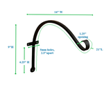 Berkeley Hanging Basket Bracket Dimensions