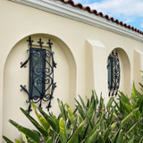 33"x 50" Ellicott Wrought Iron Exterior Accent