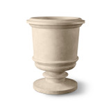 Imperial Urn in Tiza finish measuring 30" in diameter x 37" in height on white background Imperial Urn in Tiza finish measuring 30" in diameter x 37" in height on white background