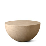 Leucadia Coffee Table 33"Dia x 16"H  Antigua Finish on white backgound