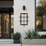 Aviara Wrought Iron Exterior Accent on a contemporary home