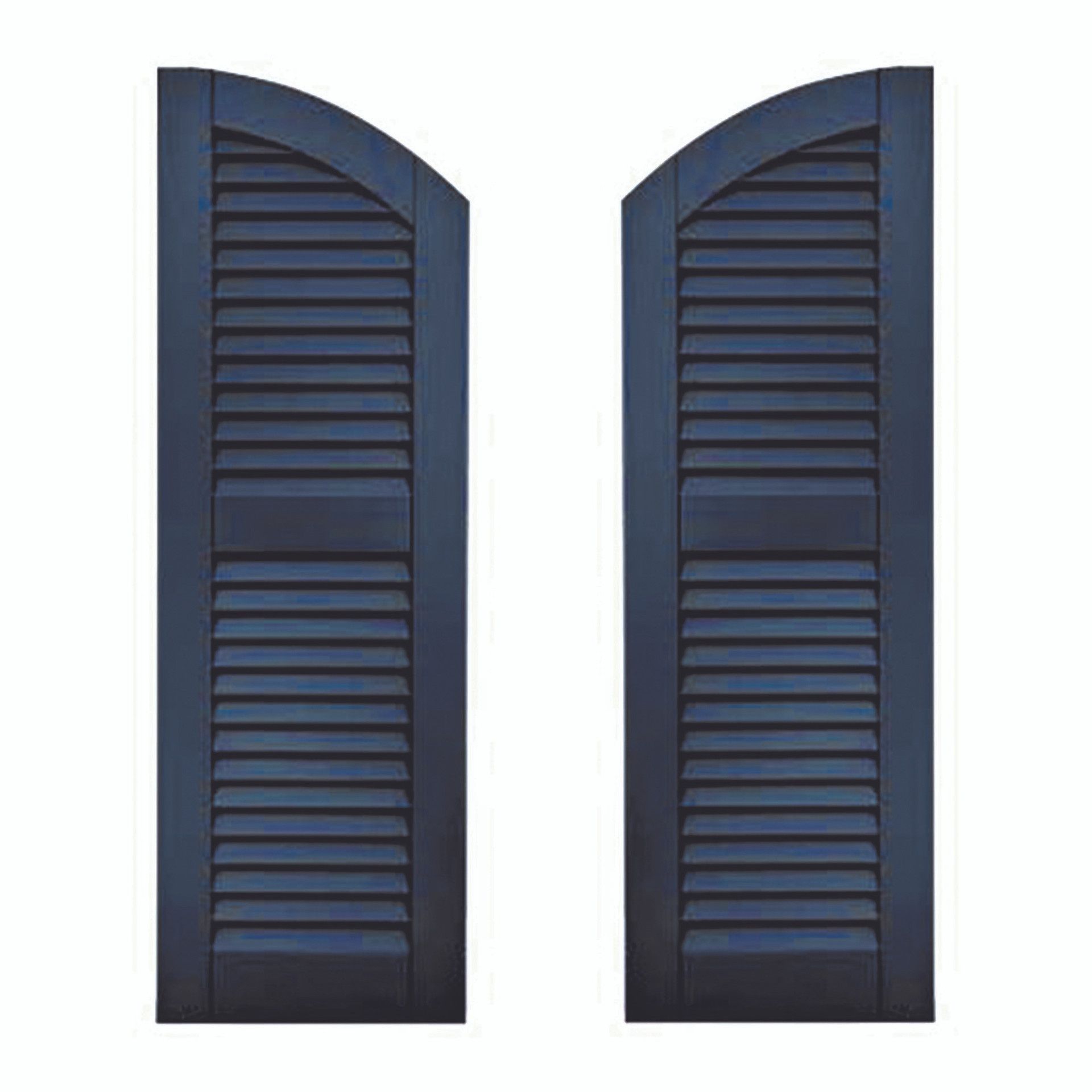 Classic Collection Arch Top Louvered Shutters