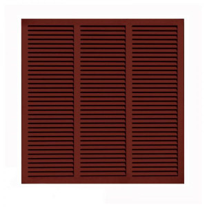 Bahama Shutter with 2 vertical mullions