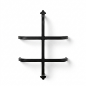 Faraday Wrought Iron Exterior Accent on white backgound