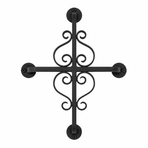 Frontal view of Montclair Wrought Iron Exterior on white background