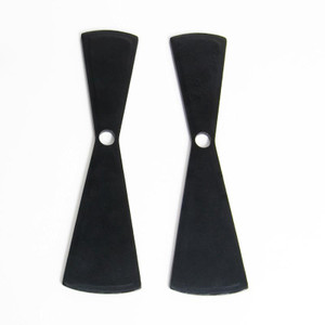 Pair of Propeller style Modern Shutter Stays on white background Pair of Propeller style Modern Shutter Stays on white background
