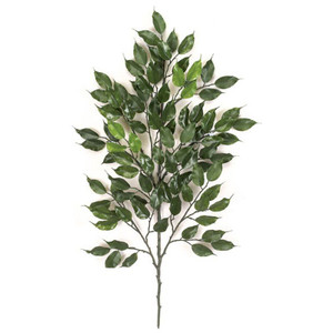 Outdoor UV Rated 38" Ficus Branch on white background Outdoor UV Rated 38" Ficus Branch on white background