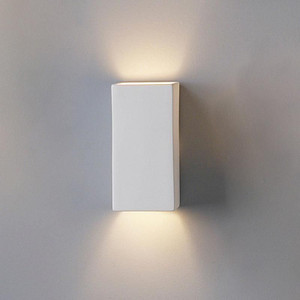 Ceramic block Sconce with light emitting from top and bottom Ceramic block Sconce with light emitting from top and bottom