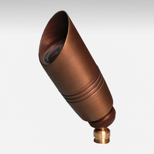 Probe Low Voltage Up Light - Weathered Brass