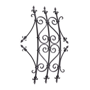 33"x 50" Ellicott Wrought Iron Exterior Accent