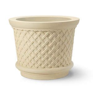 French Basket Round GFRC Planter