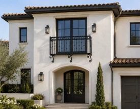 The Art of the Upper Story: How Faux Balconies Add Depth, Balance, and Architectural Interest