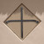 24" x 24" Brioso Wrought Iron Exterior Accent inset into architectural detail