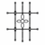 Cantara Wrought Iron Exterior Accent on white background