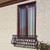 Bellissimo Iron Decorative Air Conditioning Cover installed under a window