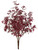 Burgundy 48" Outdoor UV Rated Maple Tree Bush