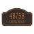Williamsburg Address Plaque  Oil Rubbed Bronze