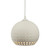 Fossetta Ceramic Sphere Pendant with light emitting from sides