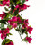 Outdoor rated artificial lavender and fuchsia bougainvillea detail