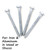 4 pack of bolts for mounting iron & aluminum window boxes in wood or stucco