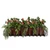 European Railing Planter with oil rubbed liner planted with pink outdoor rated artificial azaleas