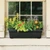 Black countryside liner placed on window ledge