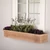 Newport Cedar Window Box planted with lavender and mounted under a window