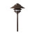Large Top Hat Tiered Line Voltage Path Light Large Top Hat Tiered Line Voltage Path Light