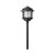 Small Top Hat Line Voltage Path Light in black Small Top Hat Line Voltage Path Light in black
