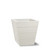 Madera Fiberglass Tapered Square Planter in white semi-gloss Madera Fiberglass Tapered Square Planter in white semi-gloss