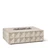 Iluze fire table shown in chenza finish on white background