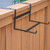 Wood railing bracket for use with Solera Railing Planter